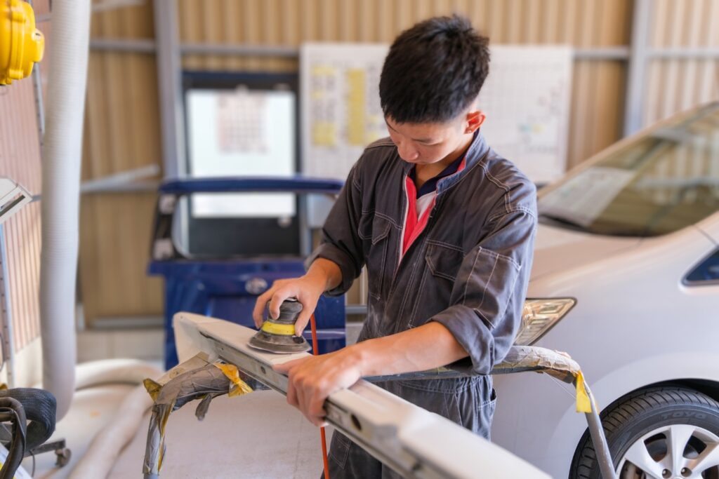 作業中の様子です