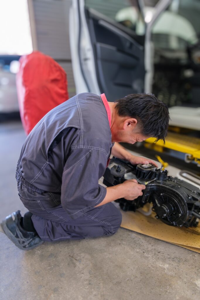 作業中の写真です